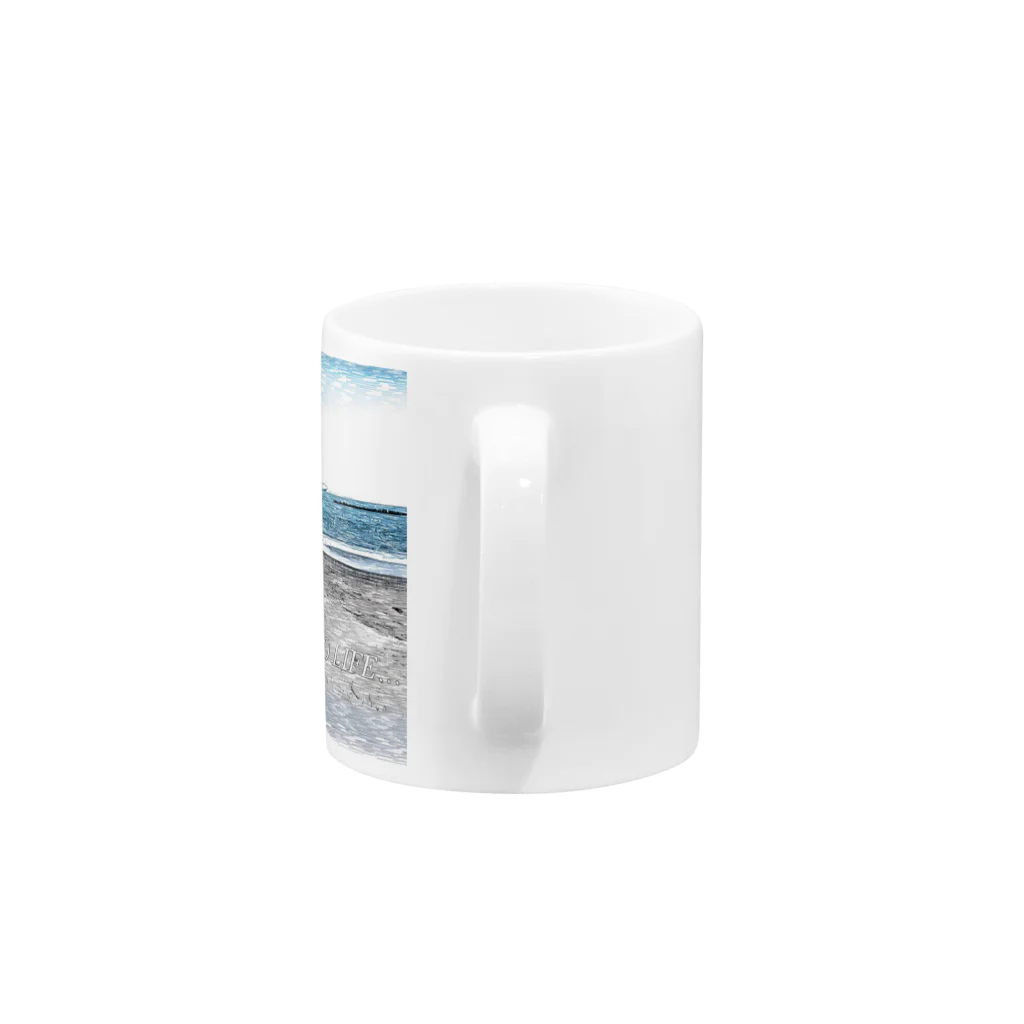 daikou2019のNO.SEA,NO.LIFE Mug :handle