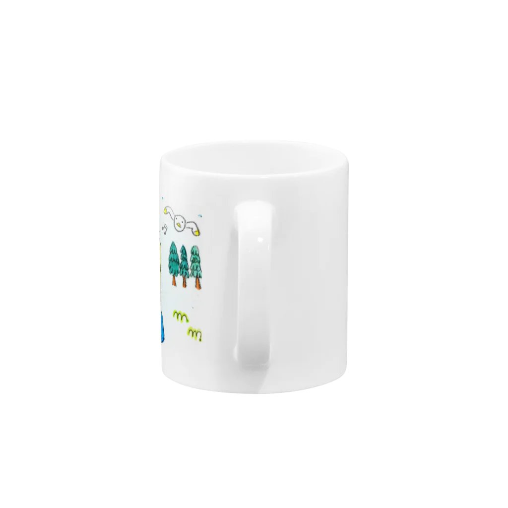 Mellow-Yoga-Lifeの穏 Mug :handle