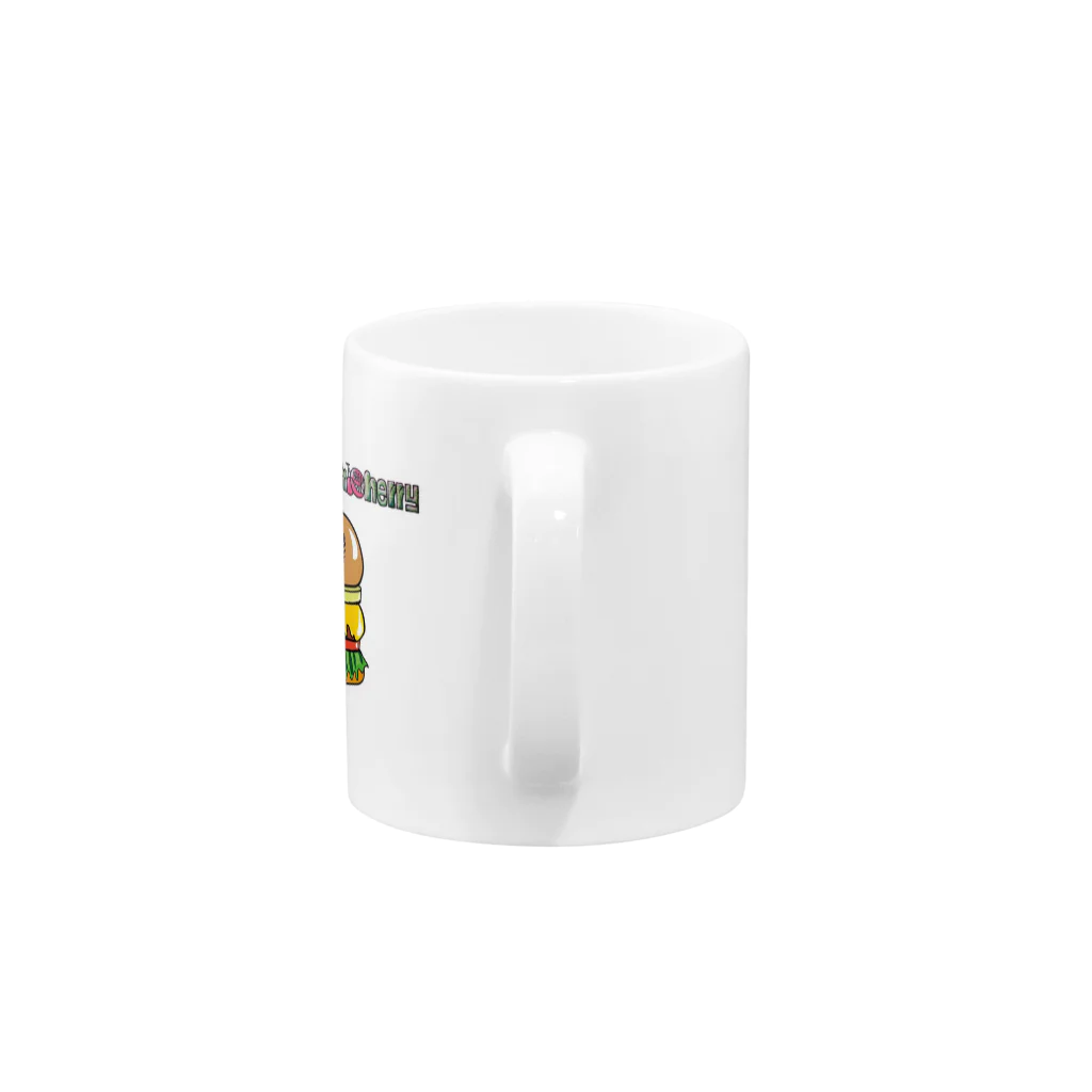 チムチムチェリーのチムチムチェリーのチェリーちゃんグッズ Mug :handle