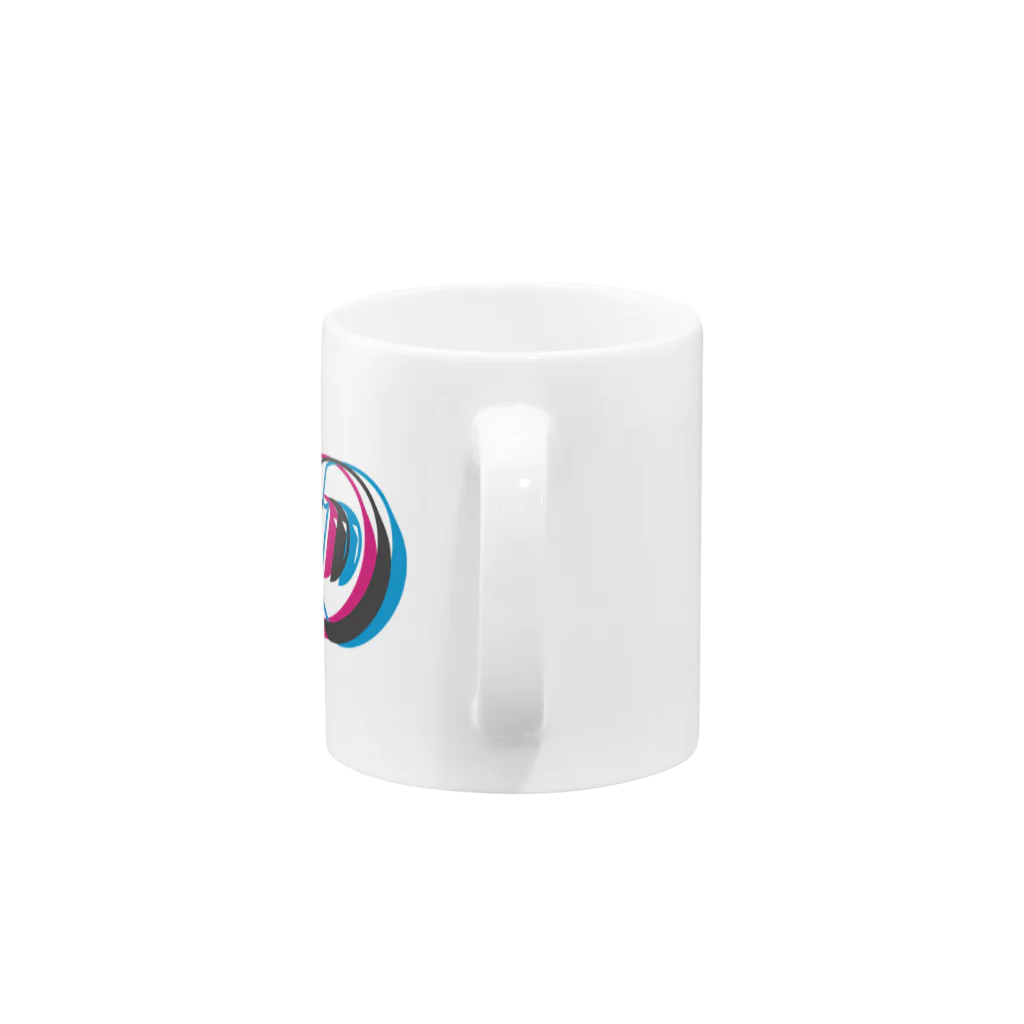 しぶき   やのアナグリフ2D Mug :handle