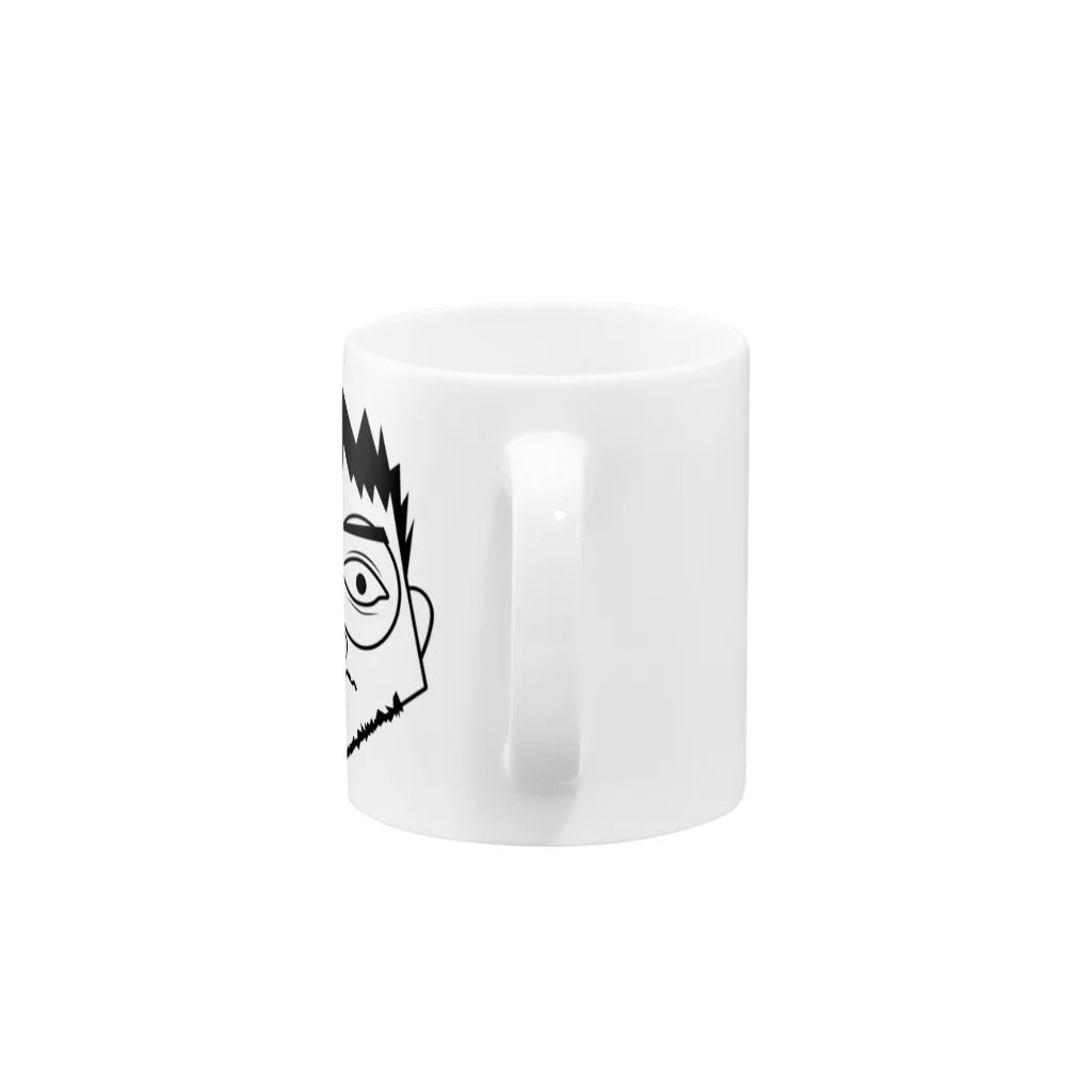 skatepocketのpapa Mug :handle