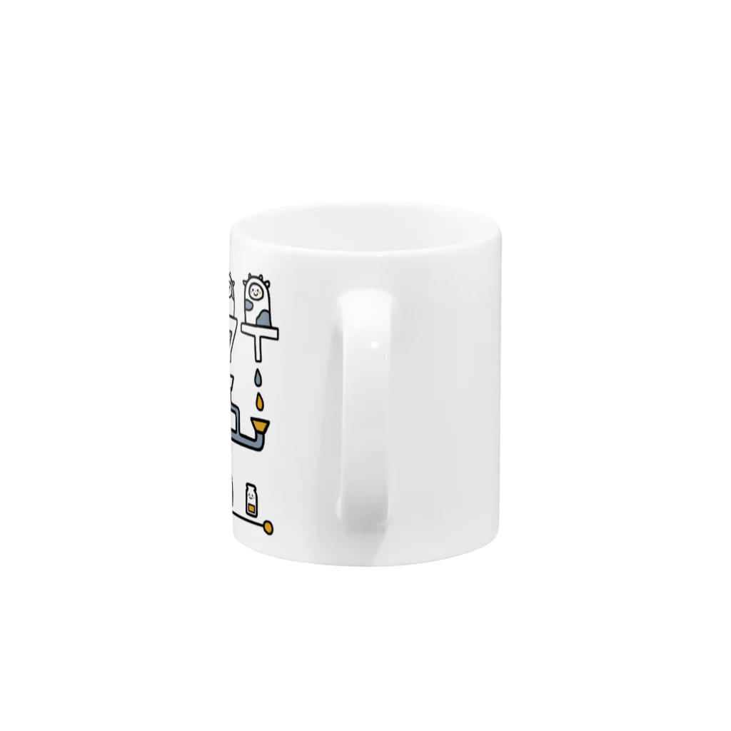 みやつち やえの牛乳工場 Mug :handle