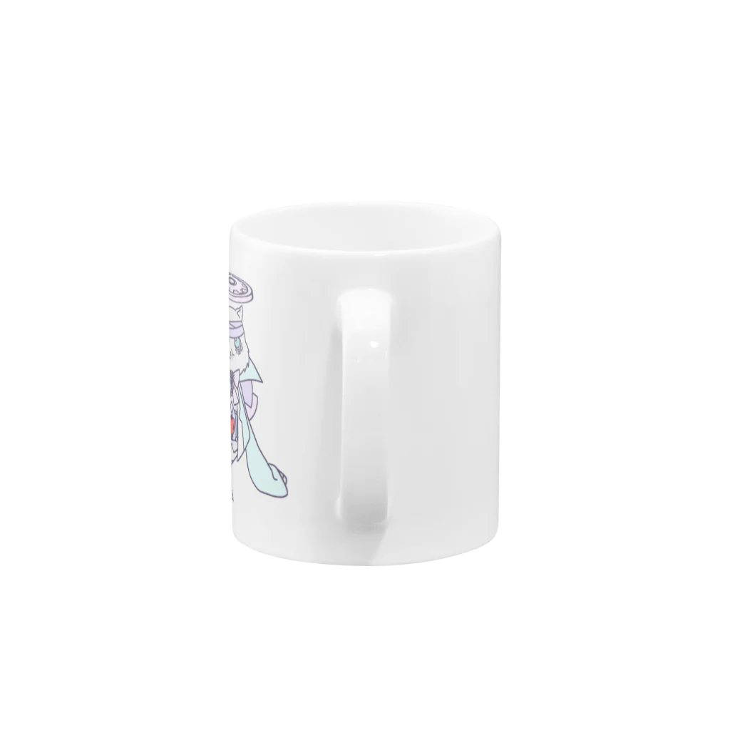 ブルー市民のゆめかわクリオネ Mug :handle