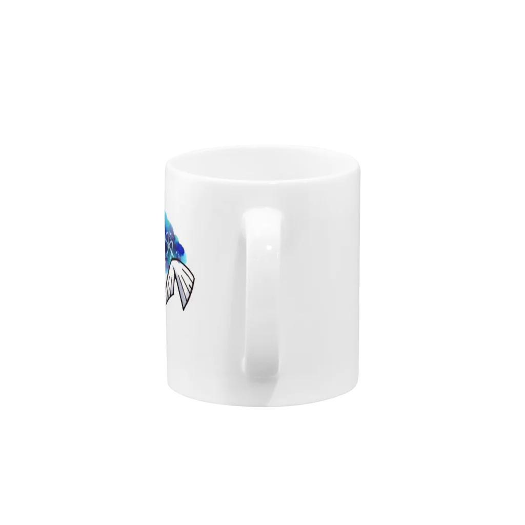 GYOGYO1129の宇宙のさかな Mug :handle