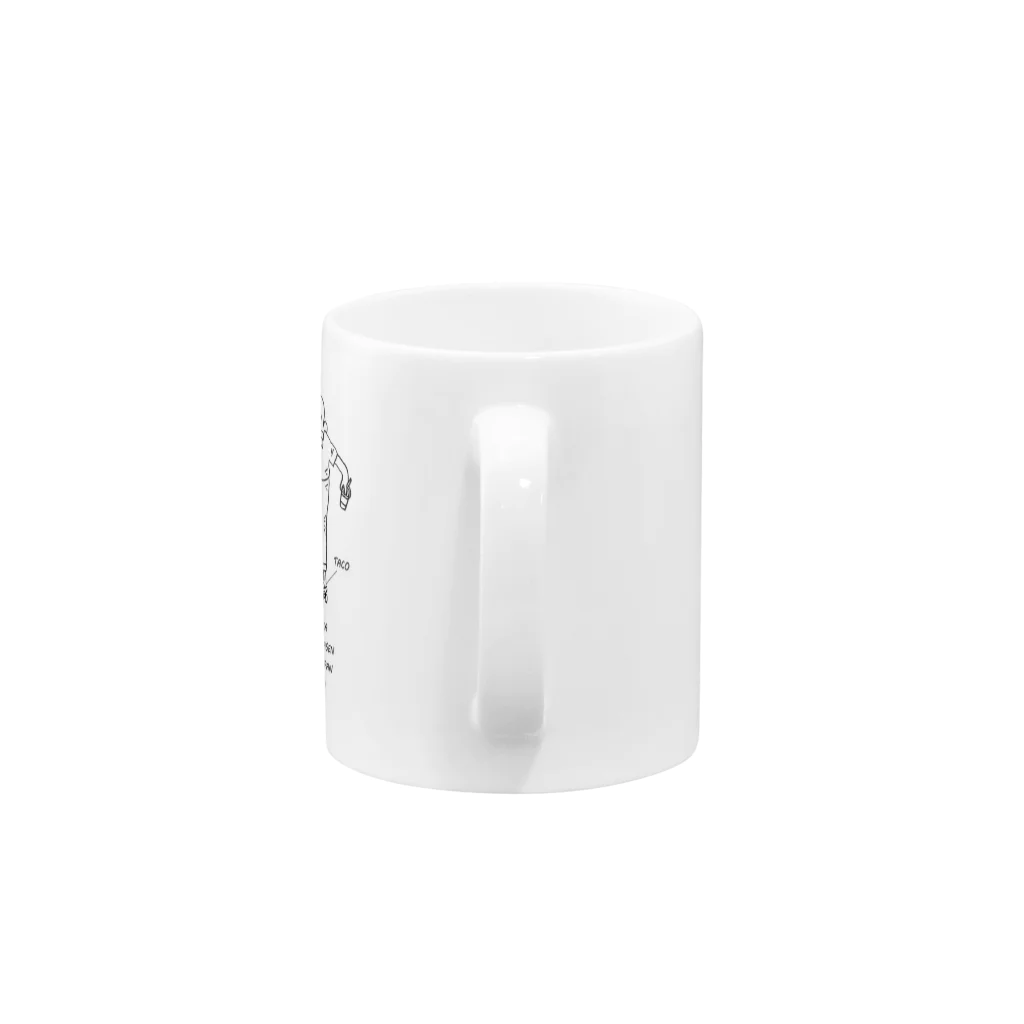 PlayBorsのfukuokayama Mug :handle