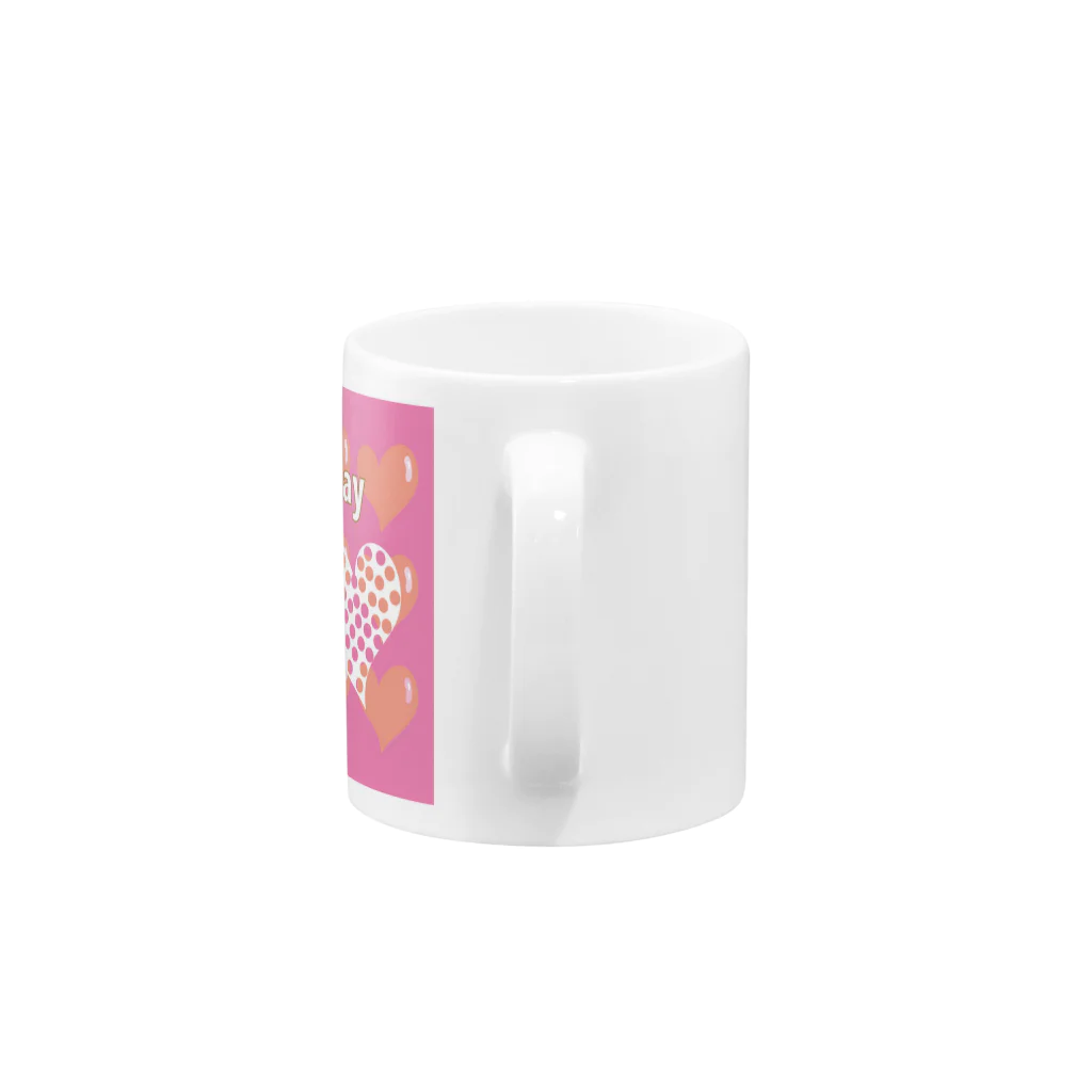 ジルトチッチのデザインボックスのバレンタイン Mug :handle
