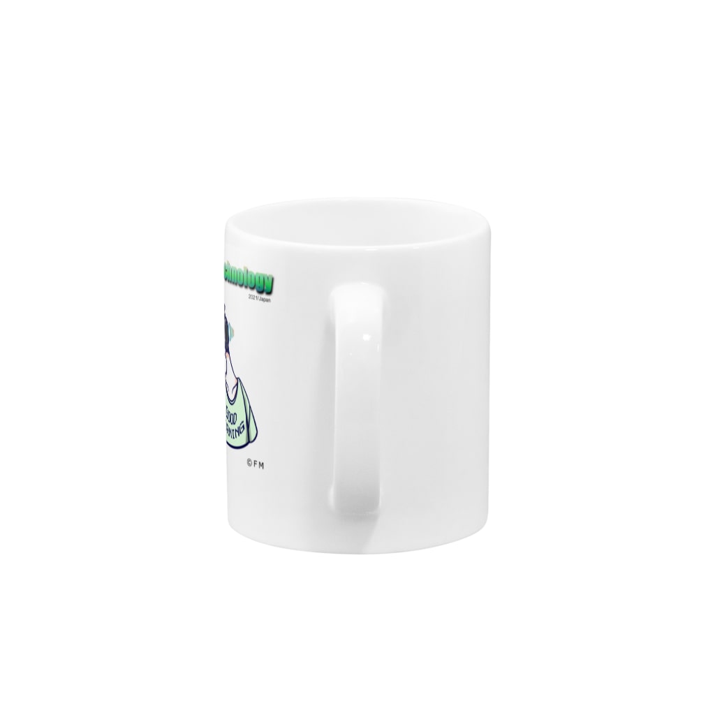大自然のバイオ Mug :handle