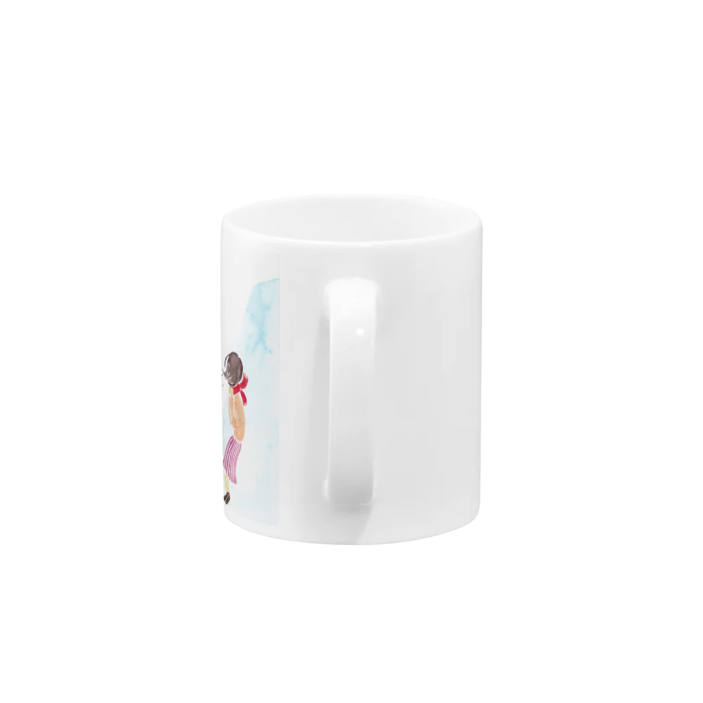 maripoly shopの寒春 Mug :handle