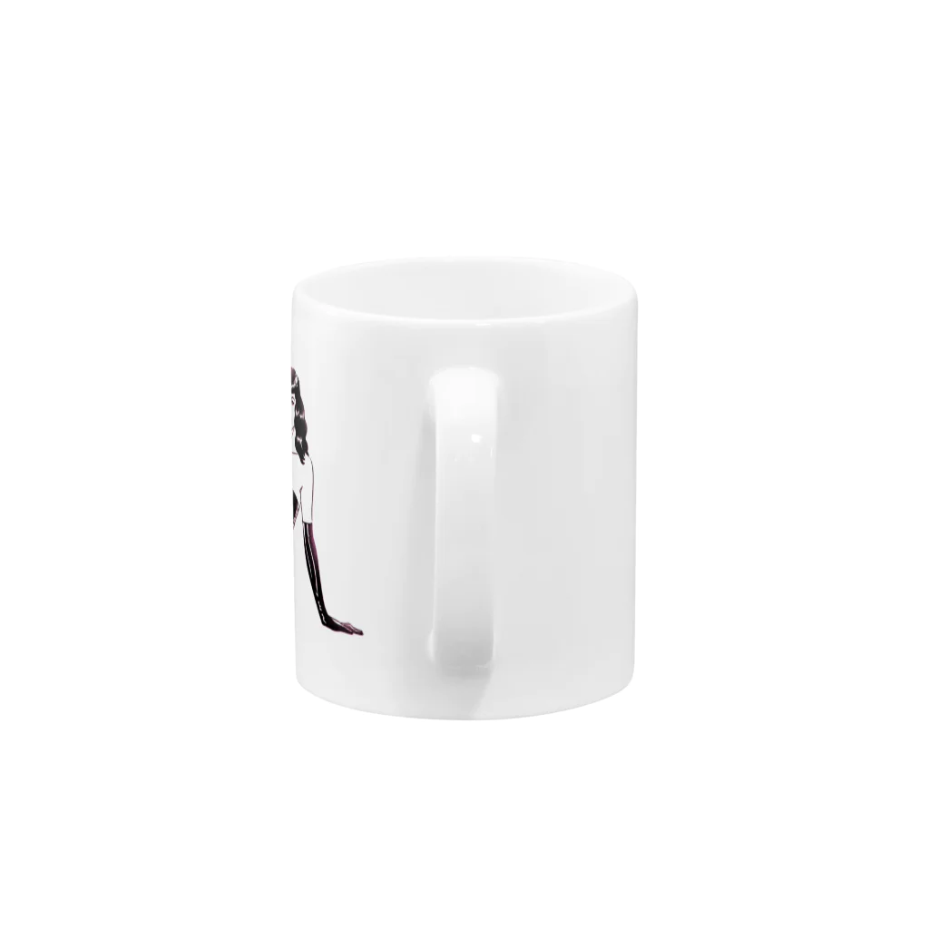 SIXTY-NINE FACTORYのpinup girl Mug :handle