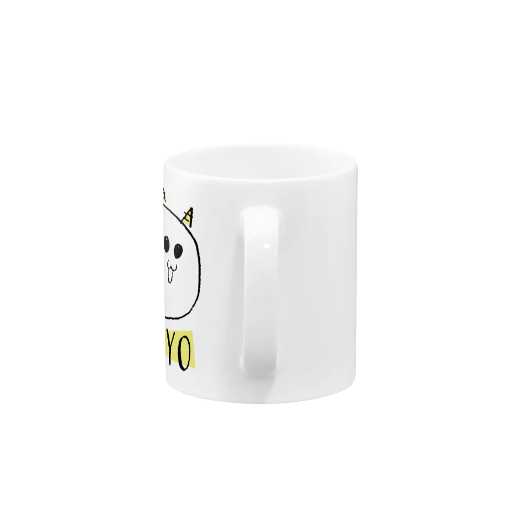 nemunoki paper itemのおにぽよ Mug :handle