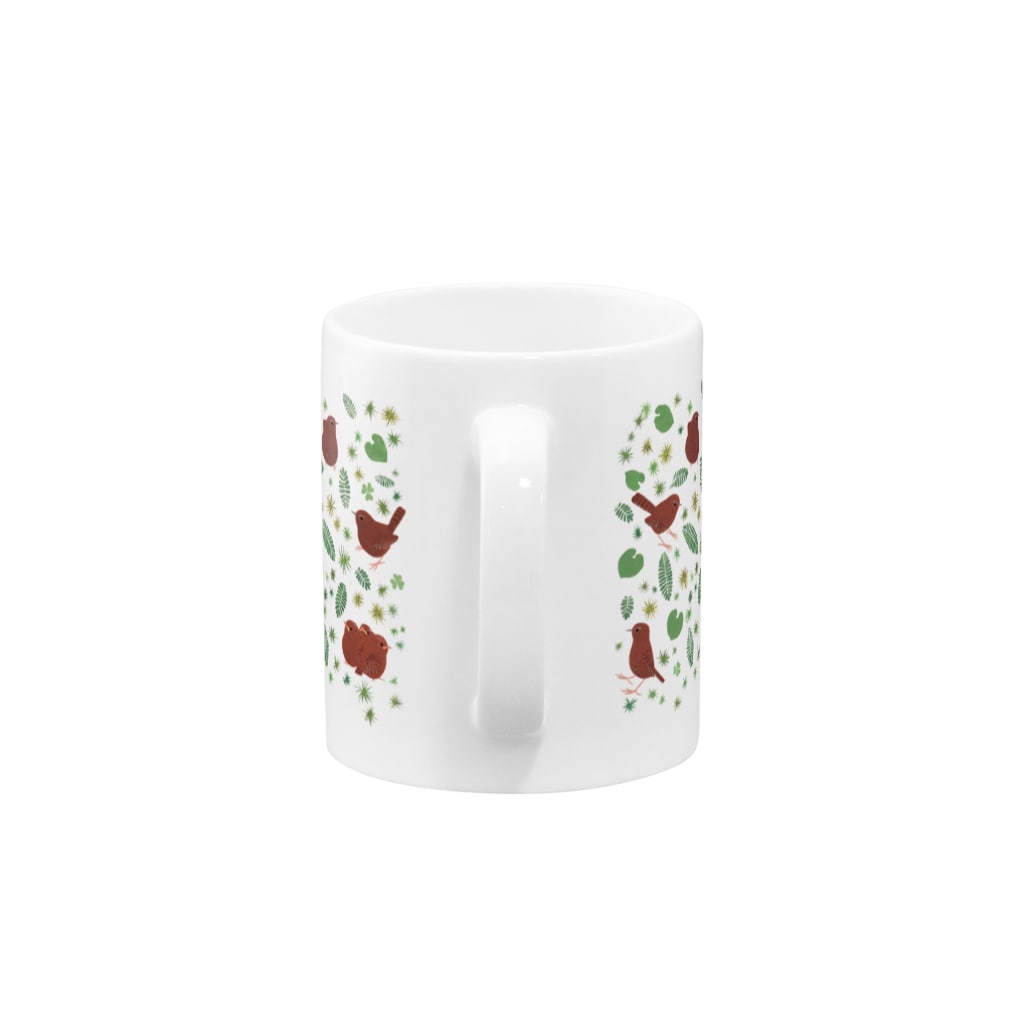piro piro piccoloのミソサザイ Mug :handle