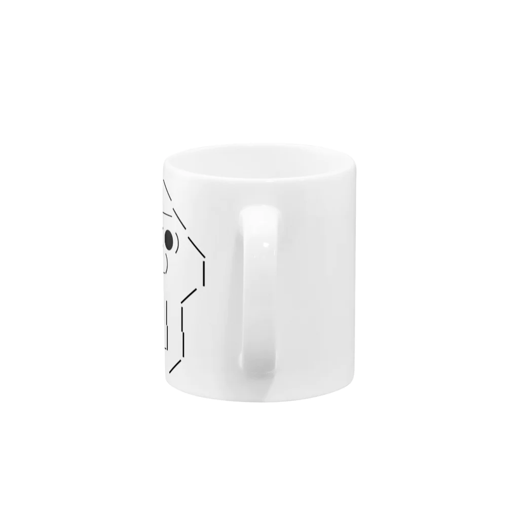 ASCII mart-アスキーマート- アスキーアート・絵文字の専門店のやる夫 Mug :handle