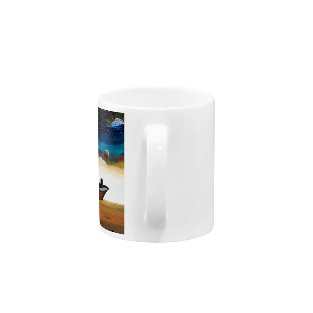 Isseyのアラル海の惨状 Mug :handle