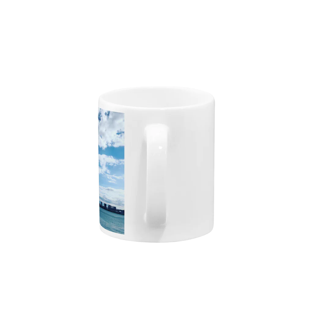 Aloha Blue SkyのSEA Mug :handle