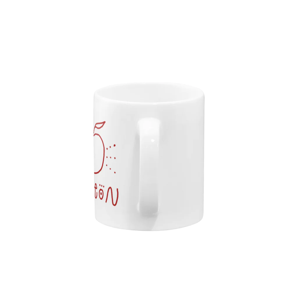 魚MURDERS公式SHOPのNewtoN Mug :handle