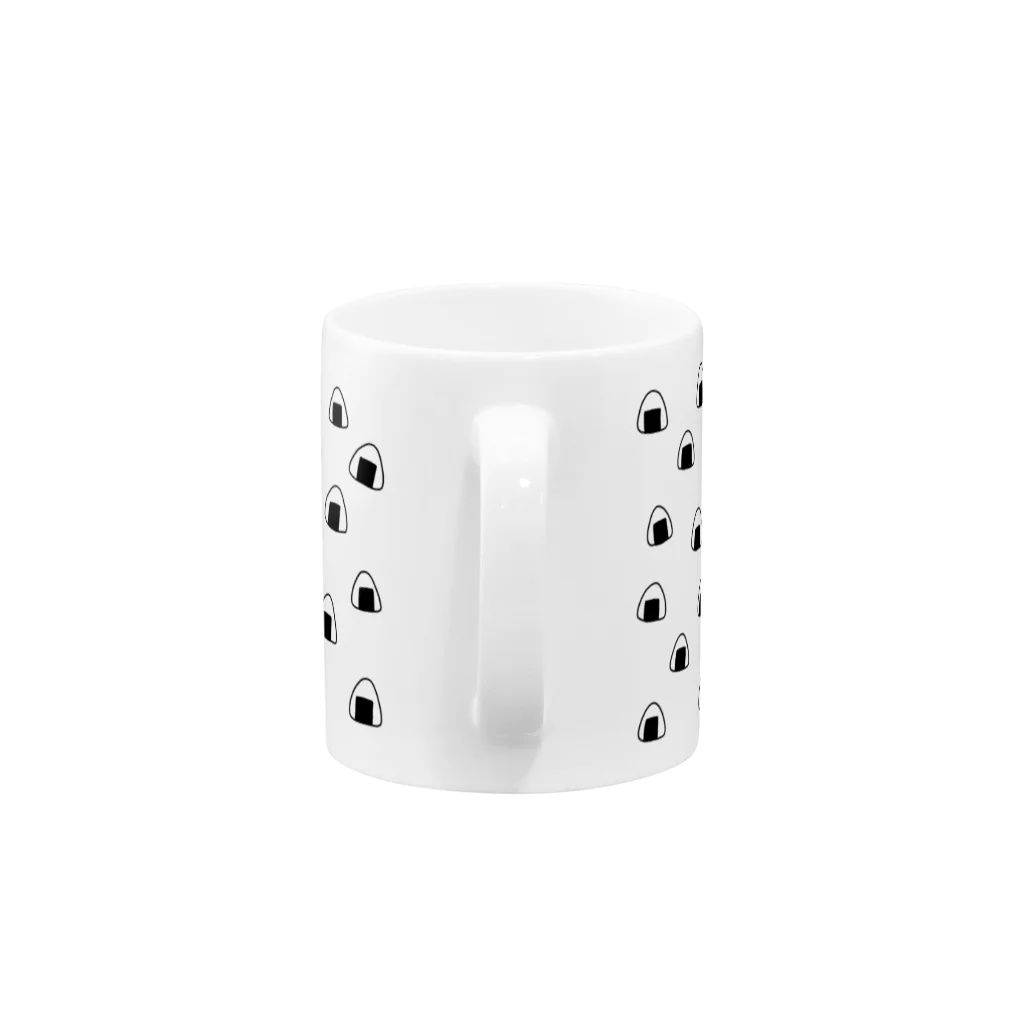 ピヨズカンパニーのにぎりめしまぐ Mug :handle