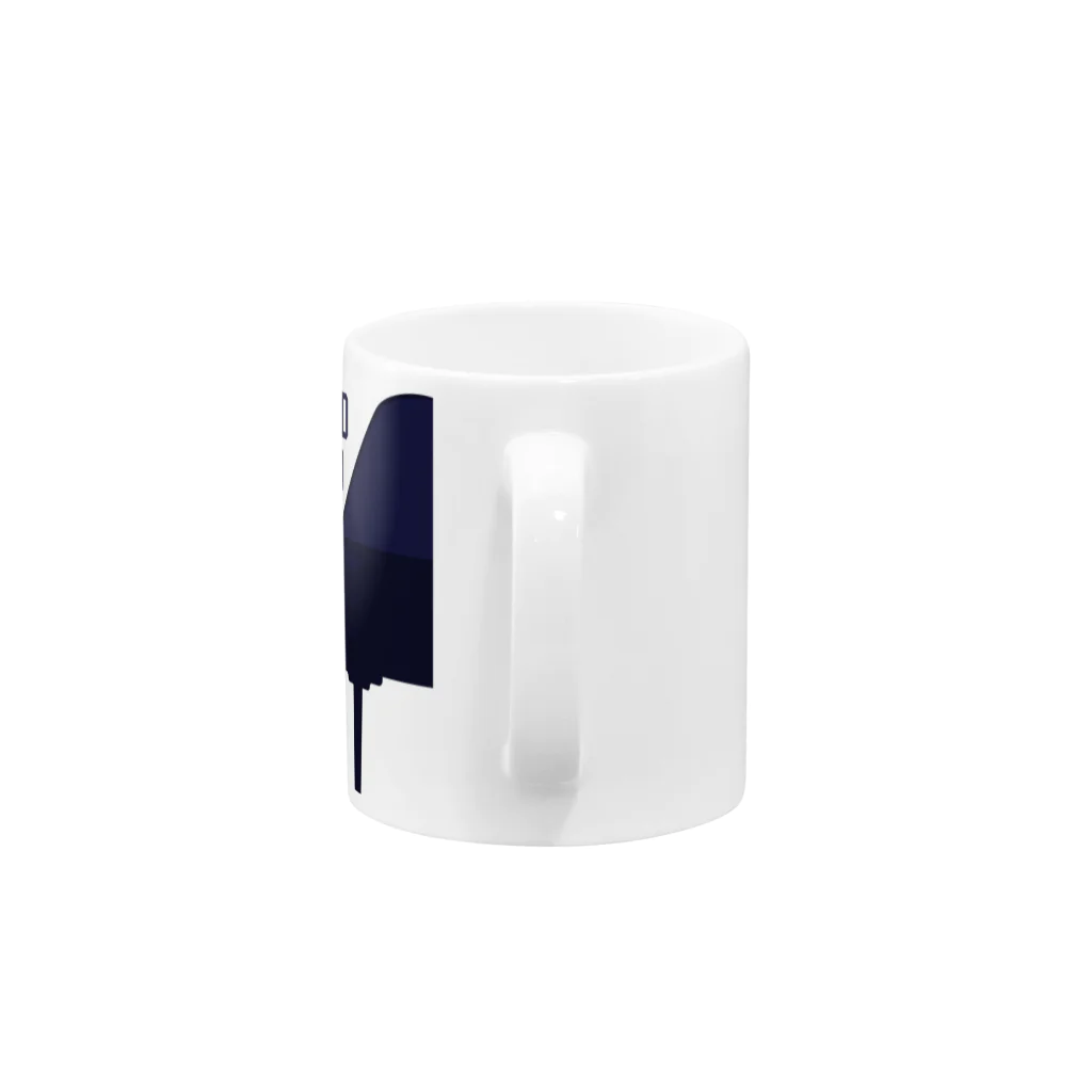 DRIPPEDのGRAND PIANO-グランドピアノ- Mug :handle