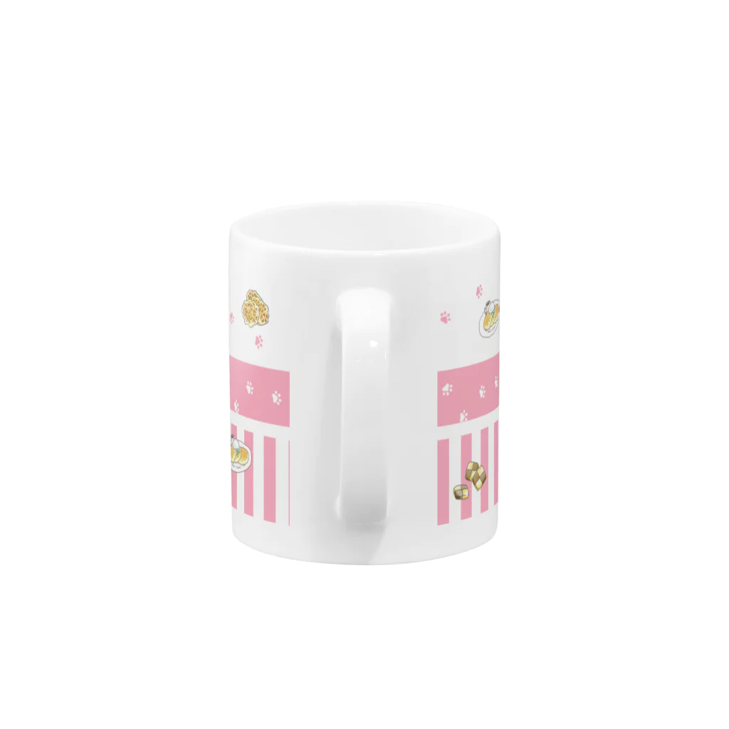 yoshiikanのティータイム(ピンク) Mug :handle