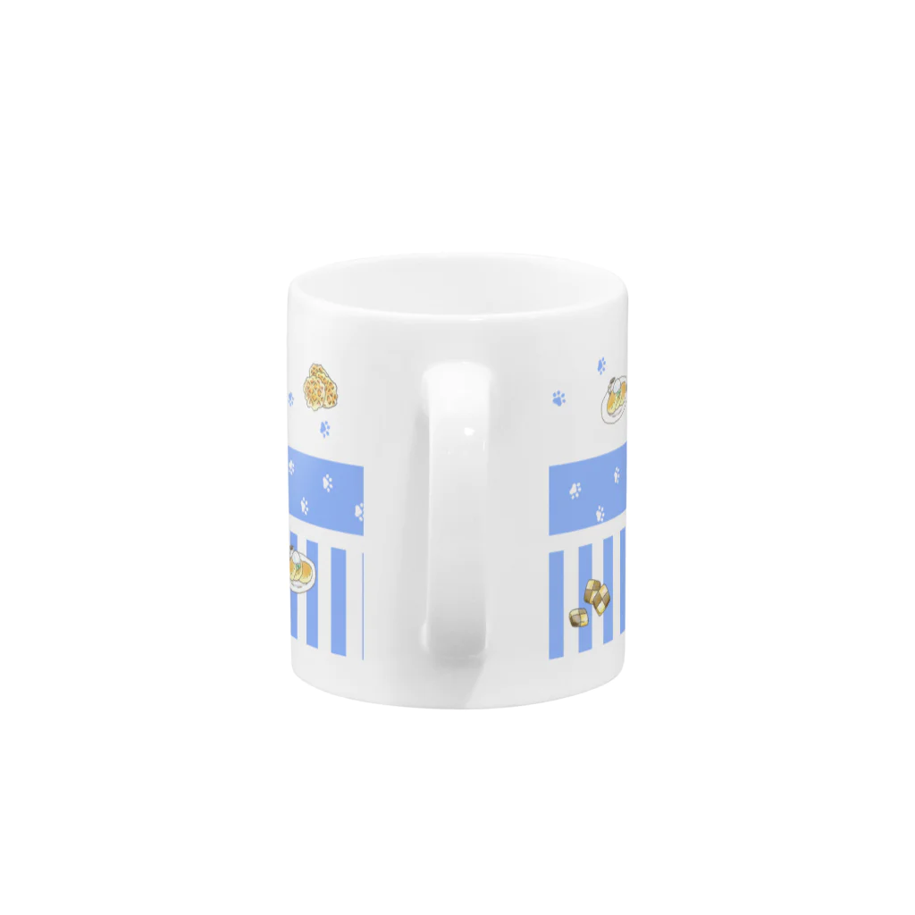 yoshiikanのティータイム(水色) Mug :handle