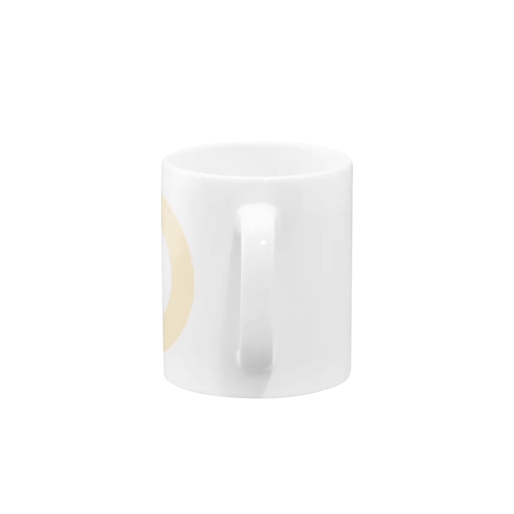 CORONET70のサークルa・クリーム2・白・チョコ Mug :handle