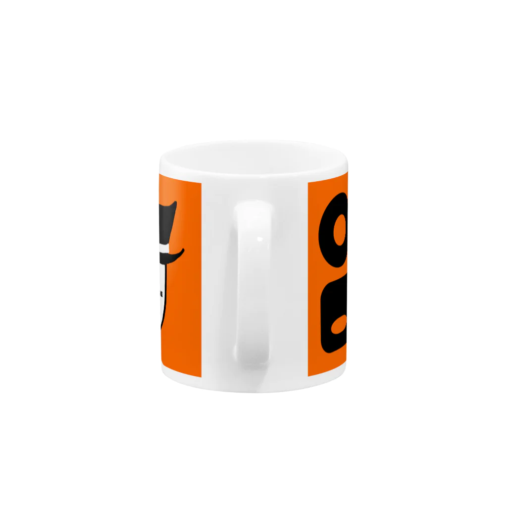 Orange exhibitionのOrange exhibition Mug :handle