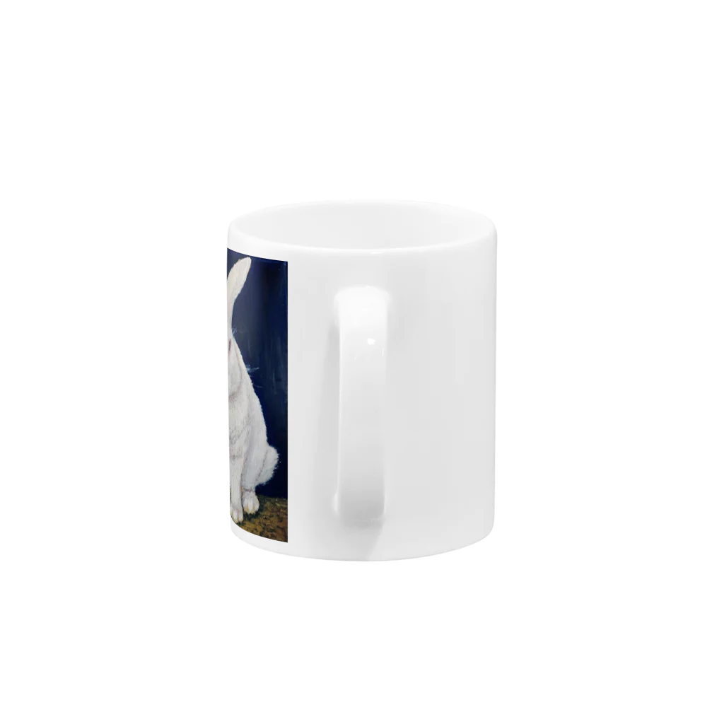 ジャンボうさぎ普及委員会のジャンボうさぎc Mug :handle