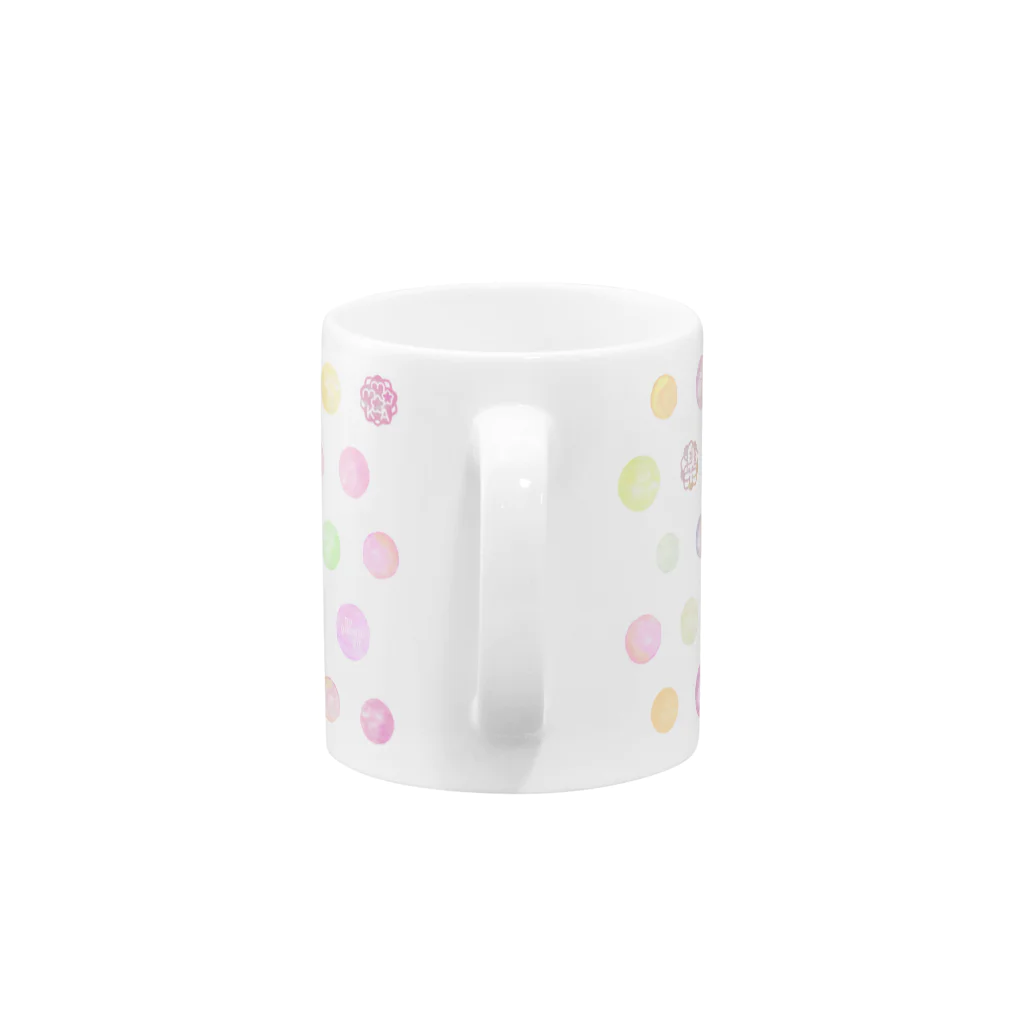 ナゴコロゴの桃花ちゃん_ナゴコロゴ Mug :handle