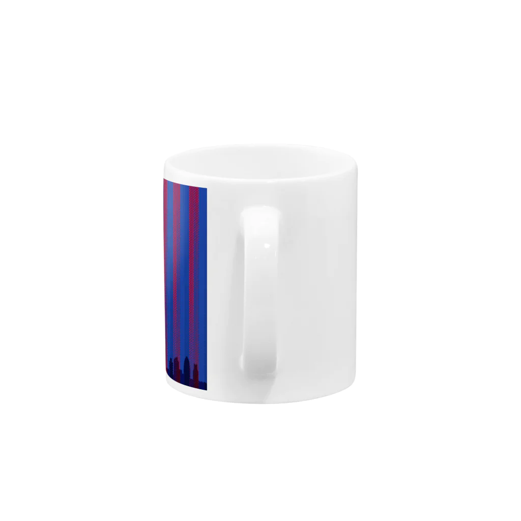 東京のサッカーサポのtokyocity Mug :handle