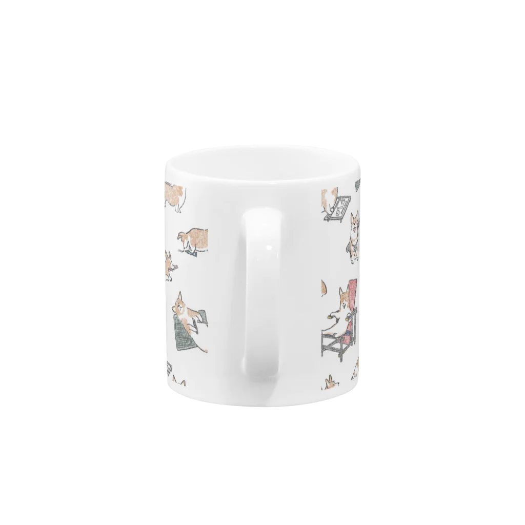 ᴀᴋɪ ¨̮のコーギーくん Mug :handle