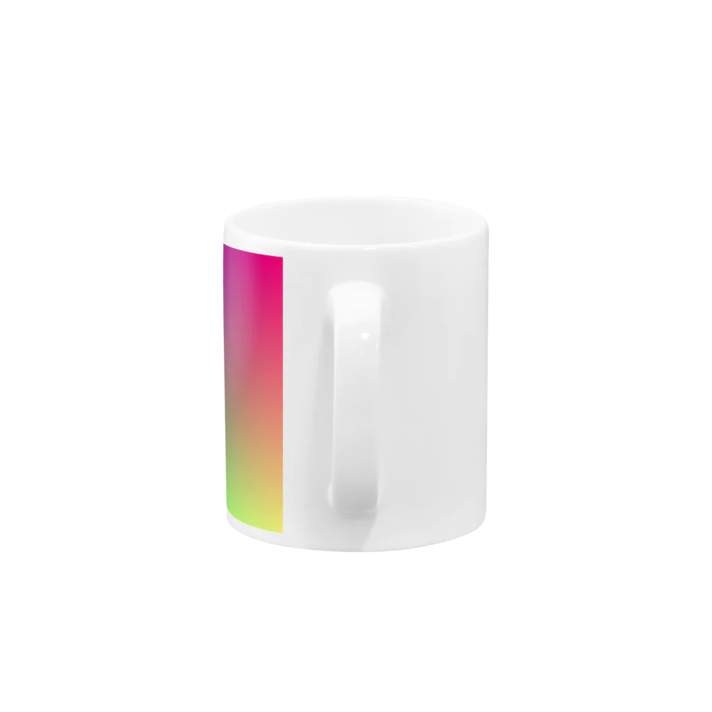 IPhoneケースデザインのカラフル Mug :handle