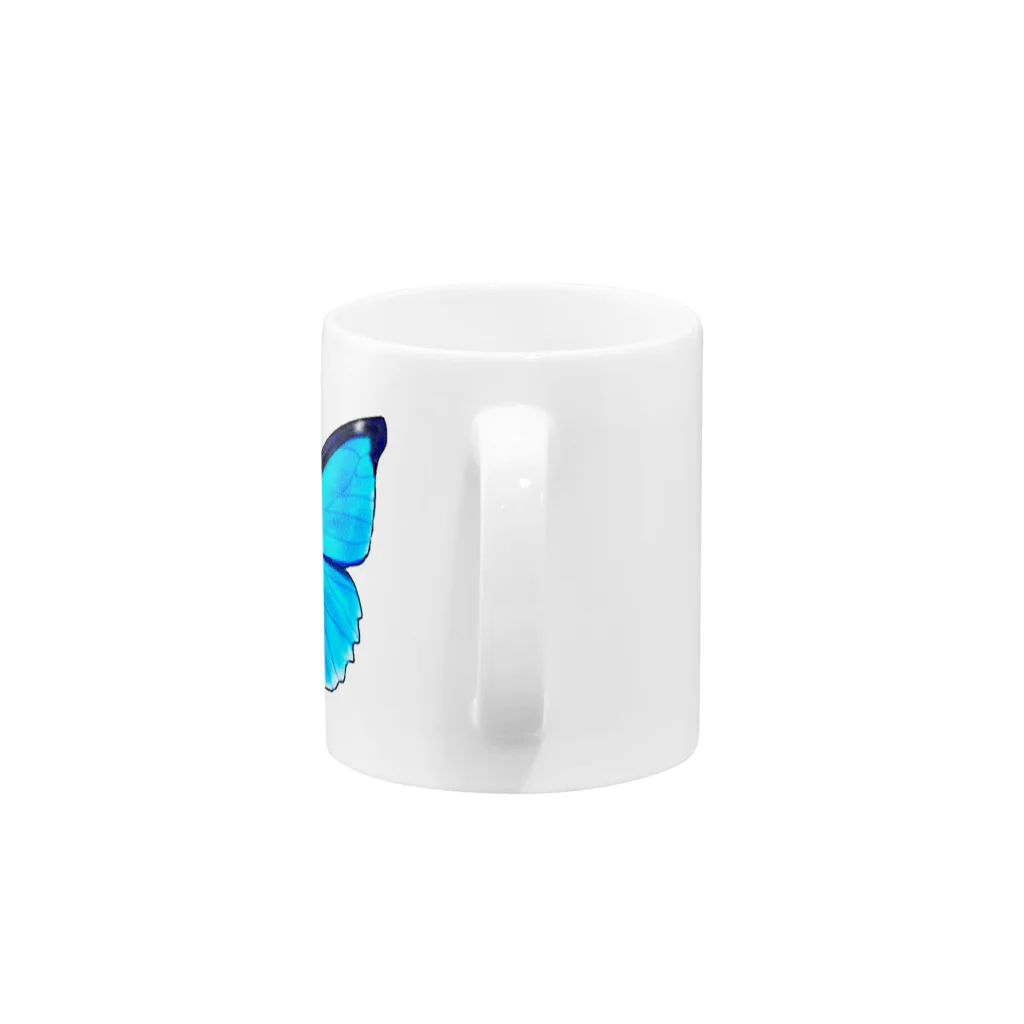 LalaHangeulのモルフォ蝶 Mug :handle
