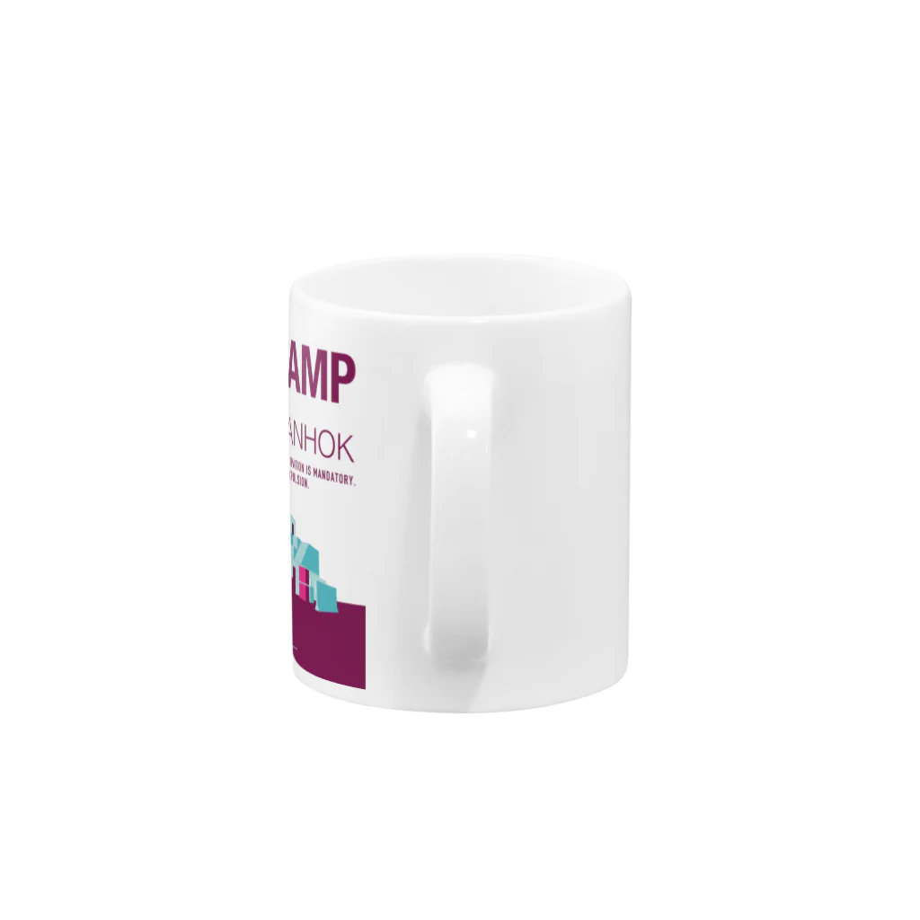 ブリーフ天使のbootcamp Mug :handle