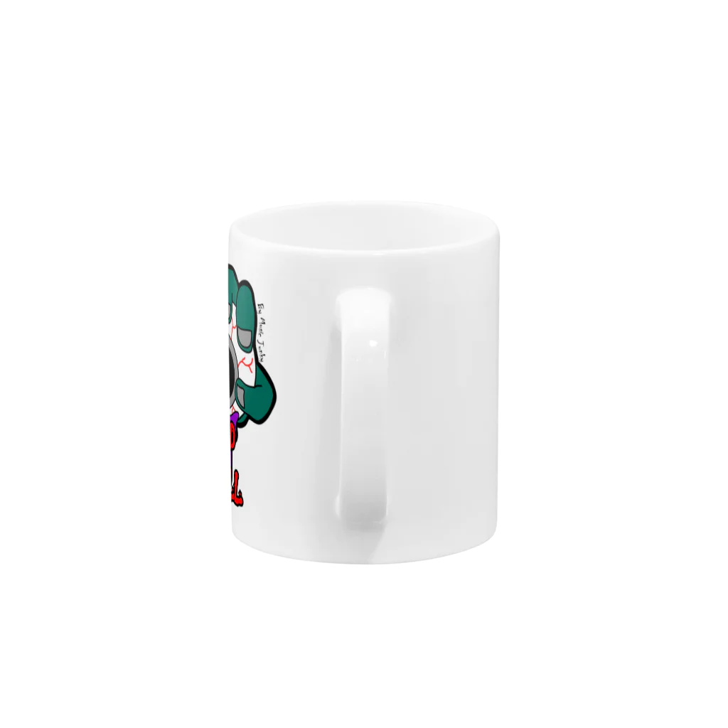 MusicJunkyのMAD BALL Mug :handle