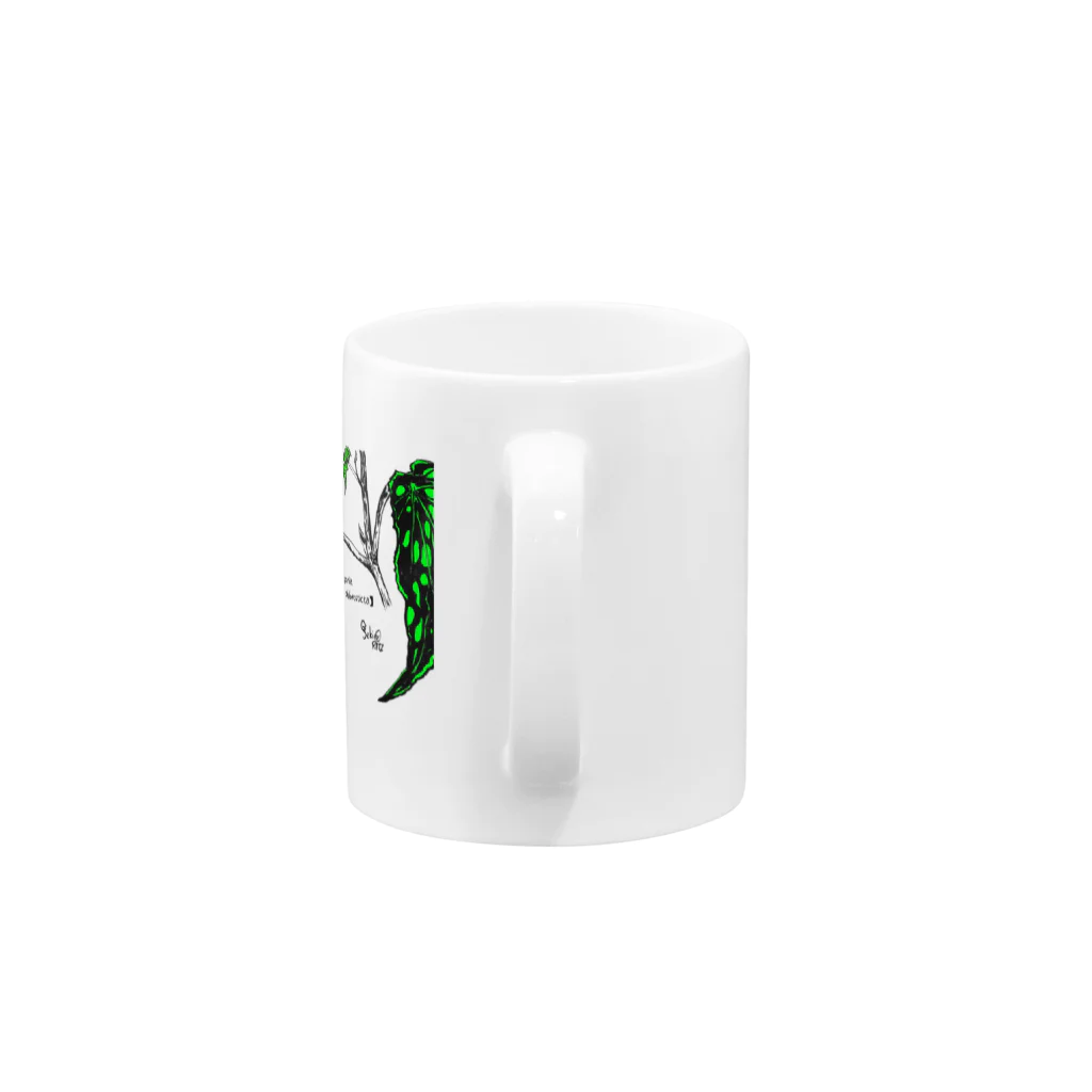 RITZのアジトの葉っぱ　No.1 Mug :handle