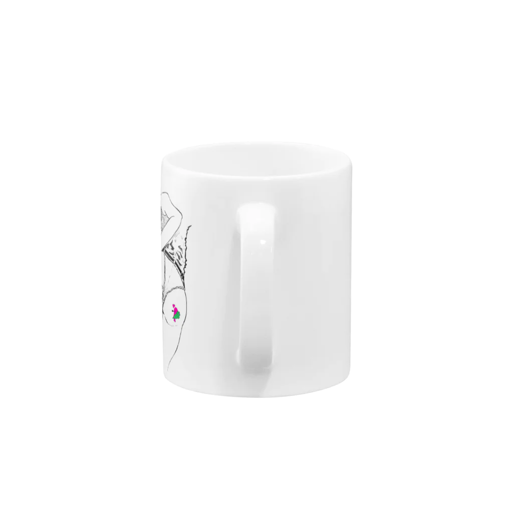 RITZのアジトの" Siri＂Begoniatattoo Mug :handle