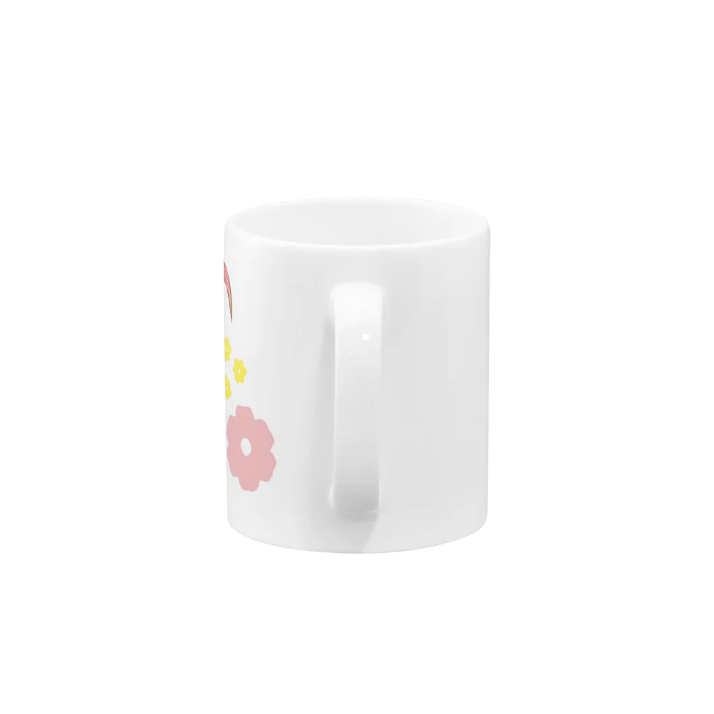 レゴ娘のフラワー Mug :handle