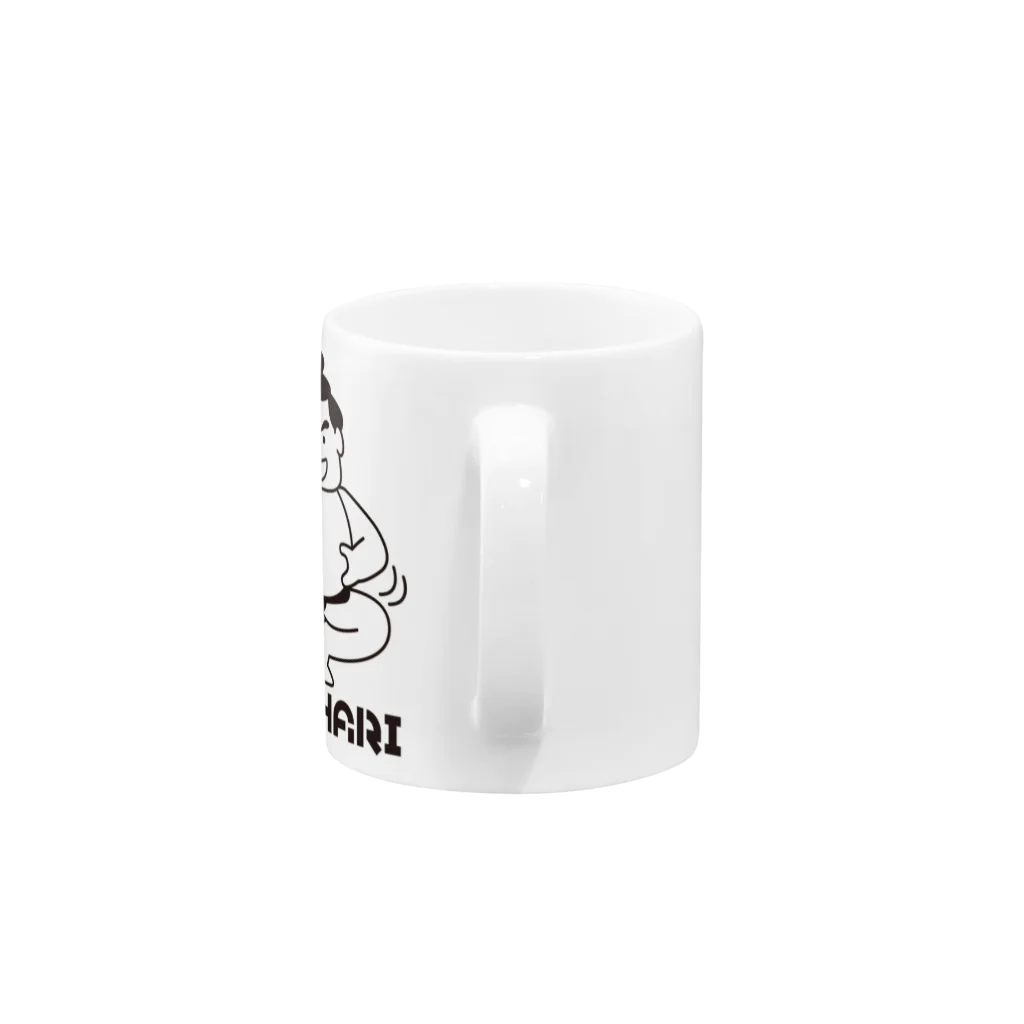 KENICHIROUのわんぱくちゃんPOTCHARI Mug :handle