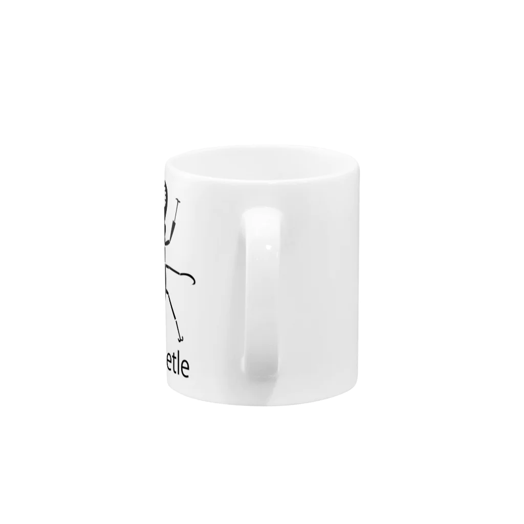 Qootiiのクワガタ Mug :handle