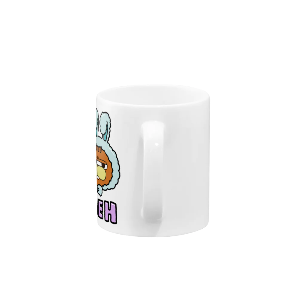 SUZURI×ヤマーフのもこもこバニー Mug :handle