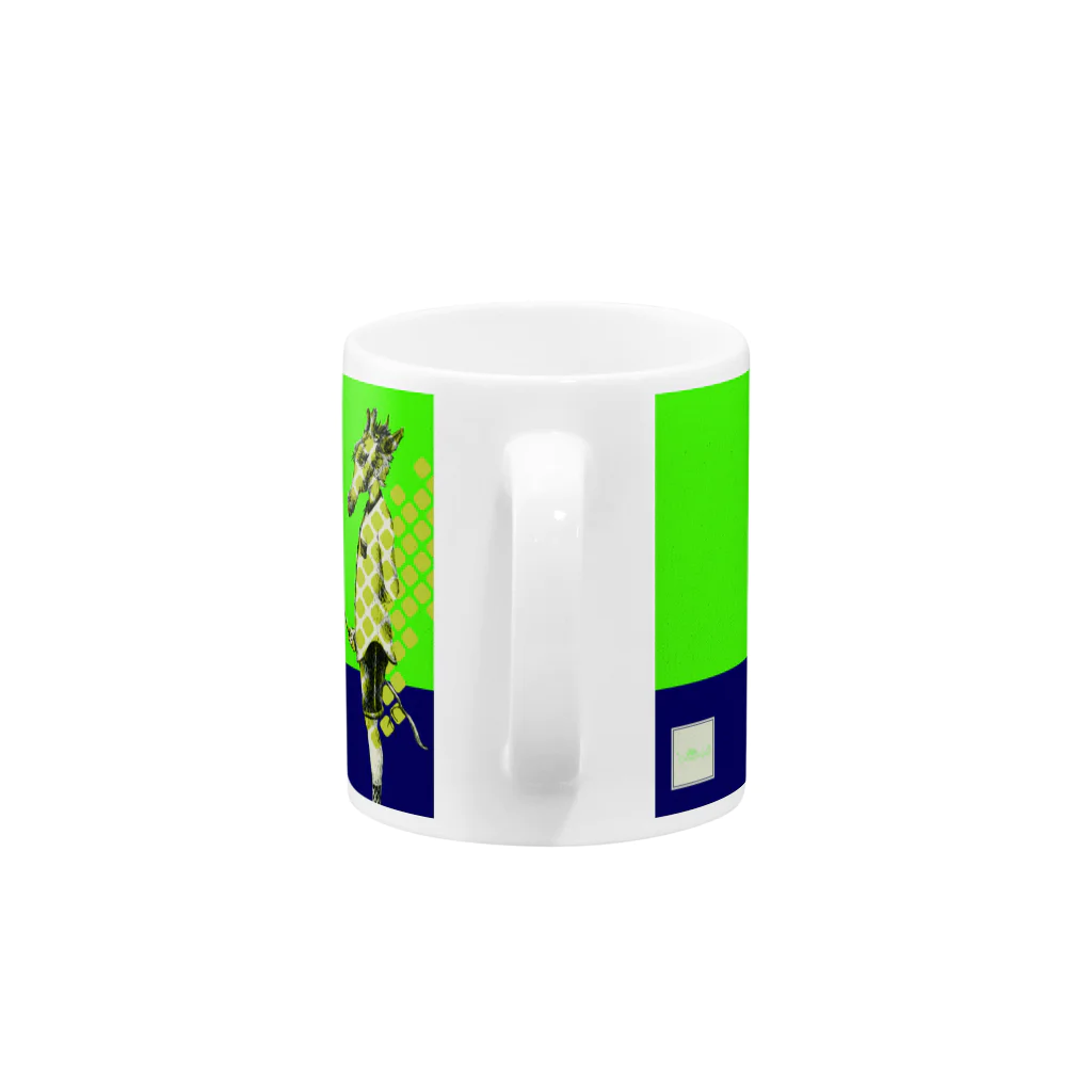 スーパーファンタジー絵描き　松野和貴の化けの皮マグーキリンー Mug :handle
