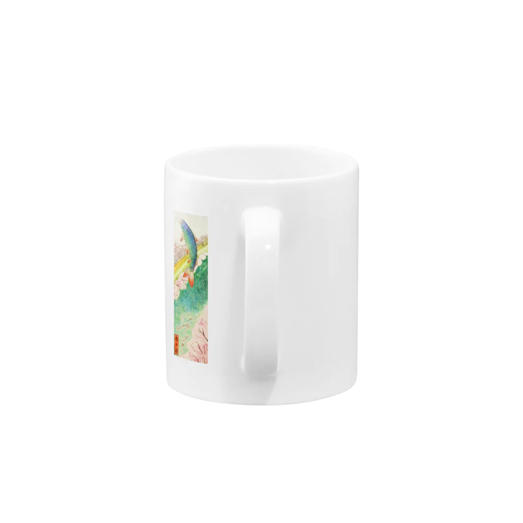 ぷらっこの市ヶ谷の鯉 Mug :handle