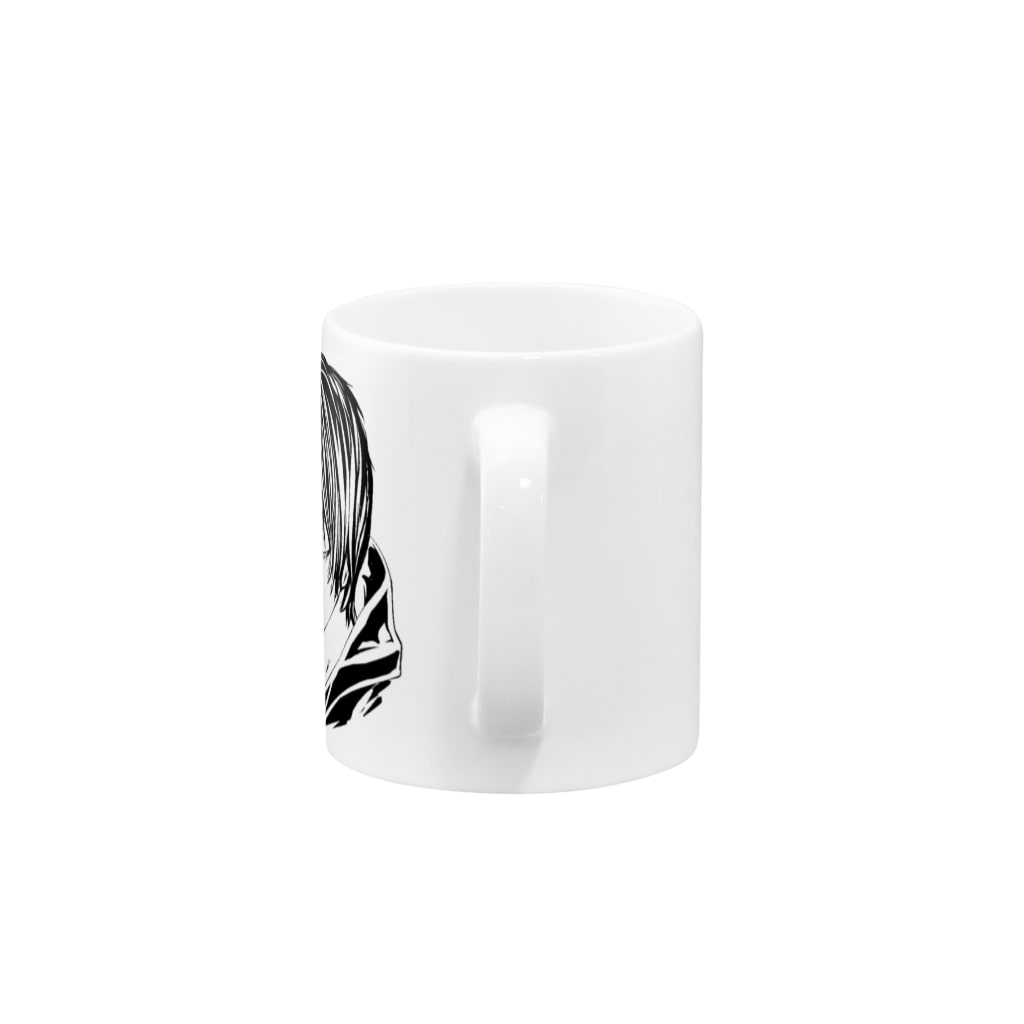かなへびショップのふりてんマグカップ Mug :handle