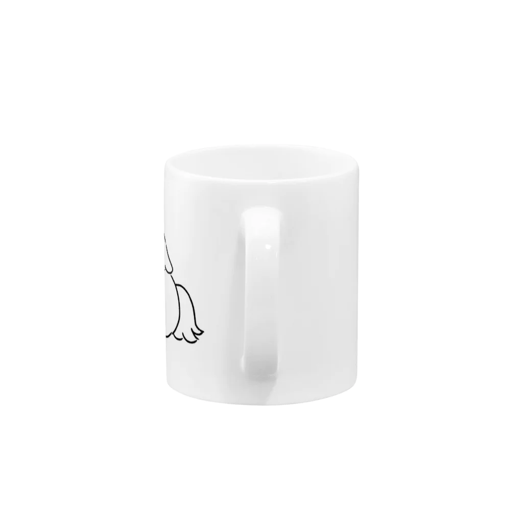 うにたんshopのsmileペキニーズ Mug :handle
