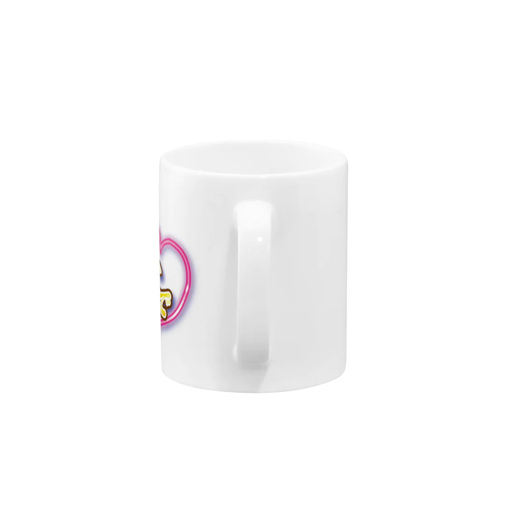 kissは摩天楼の下で♡のキスまて♥オリジナルグッズ Mug :handle