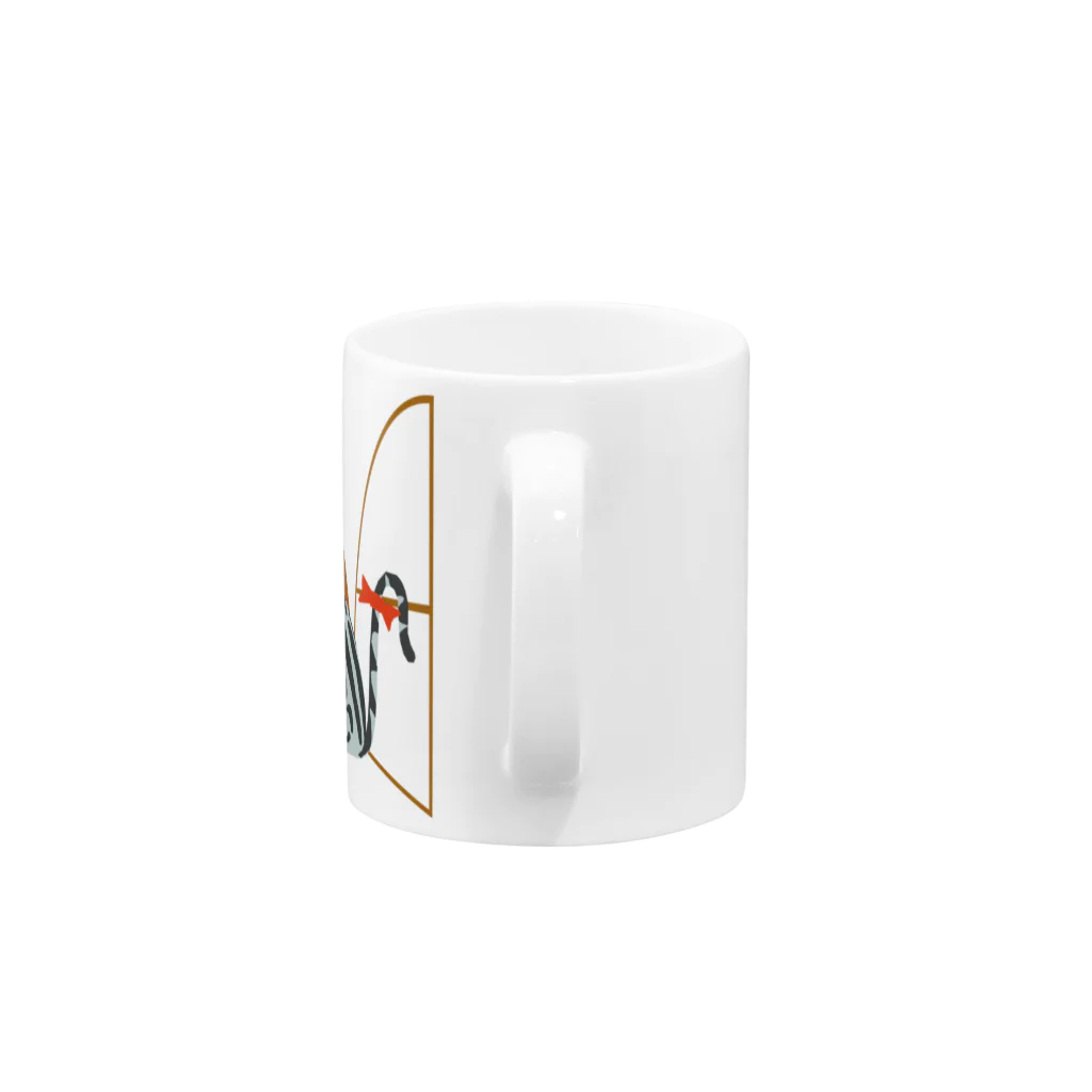 frmeowのwindow side [American Shorthair] Mug :handle