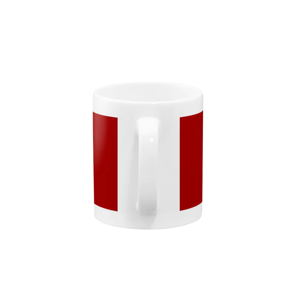 kohakuのselfie demon girl/red mug Mug :handle