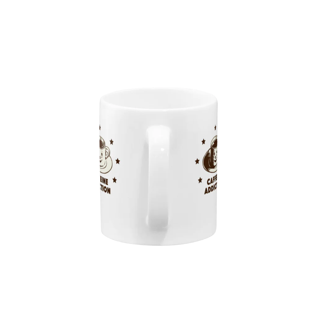 LONESOME TYPE ススのCAFFEINE ADDICTION （COFFEE） Mug :handle