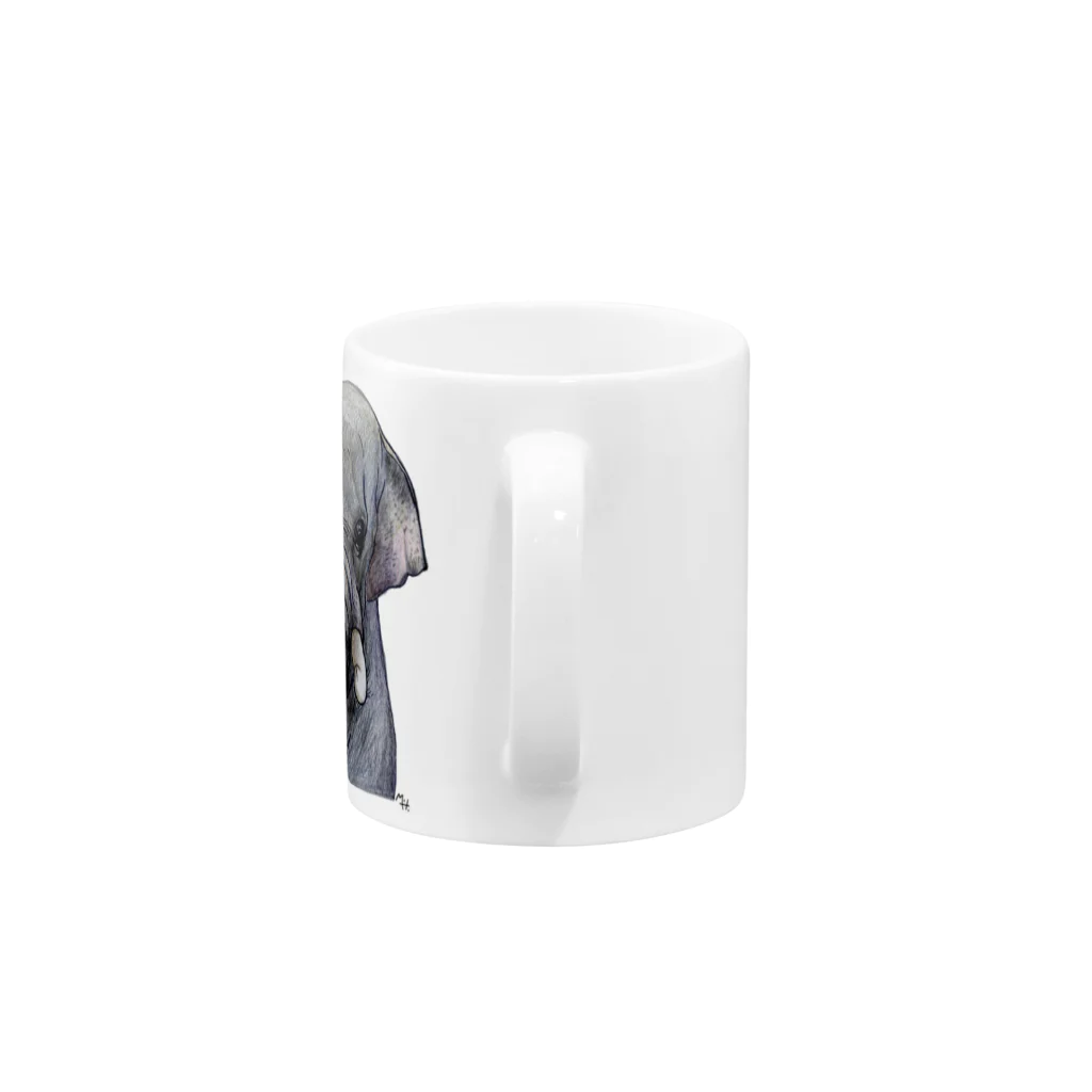 segasworksのインドゾウ Mug :handle
