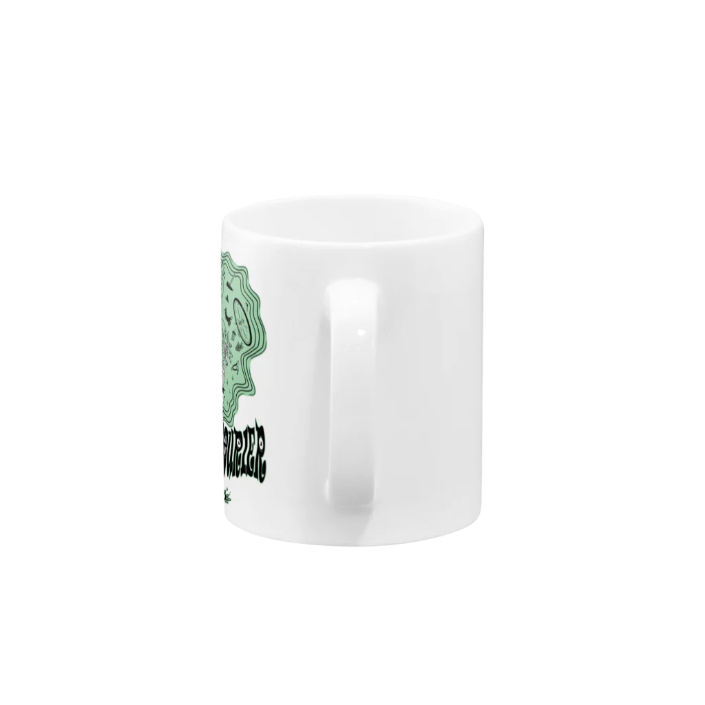 nidan-illustrationの“MAGI COURIER” green #1 Mug :handle