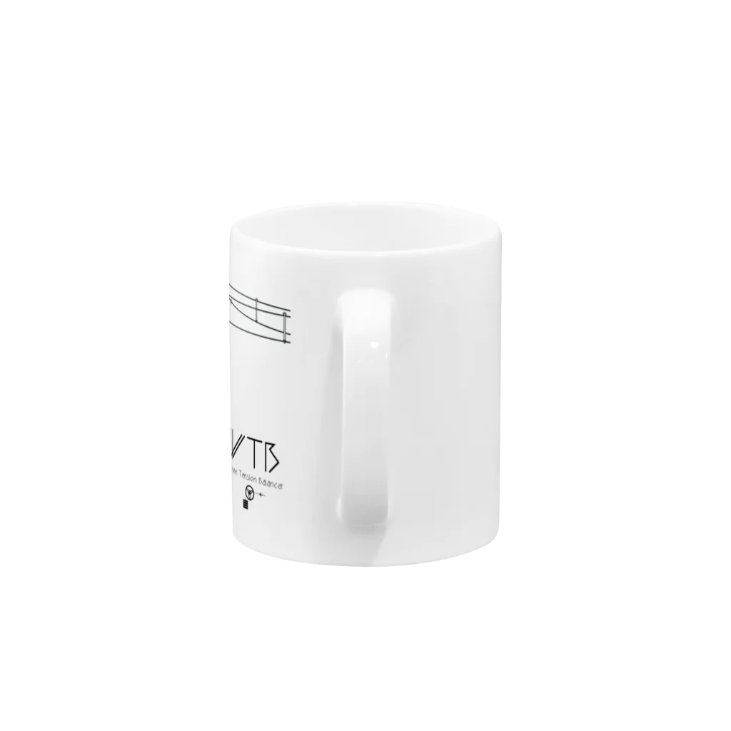 新商品PTオリジナルショップのWTBと電柱（高崎エリア） Mug :handle